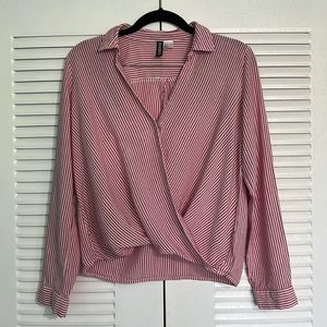 h&m striped shirt